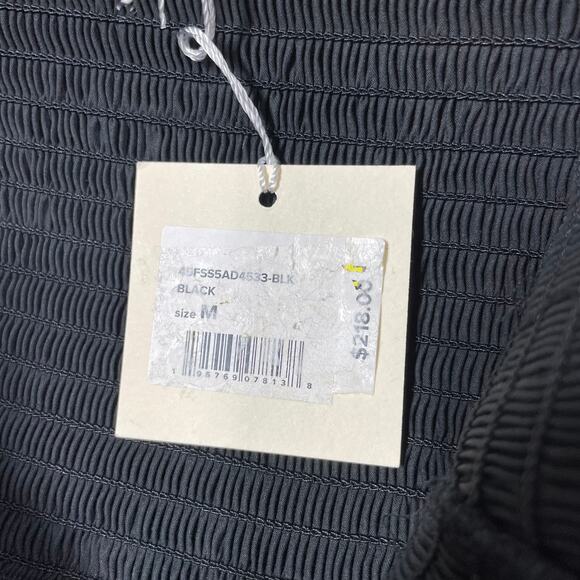 Favorite Daughter NWT The Apartment Smocked Maxi Dress Black Size M Adjustable - Picture 5 of 9